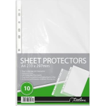 Treeline A4 PVC Filing Pockets 10's 